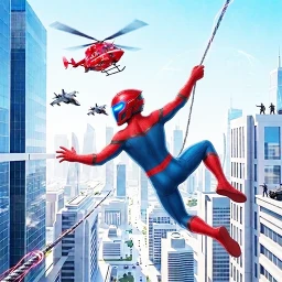 Flying Spider Hero Action Game
